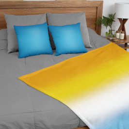 Verloop AroAce Pridevlag – Kleurrijke AroAce vlag Fleece Deken