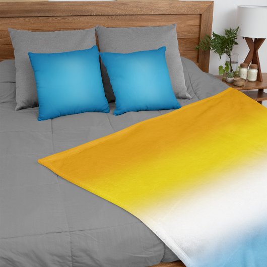 Verloop AroAce Pridevlag – Kleurrijke AroAce vlag Fleece Deken