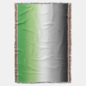 Verloop Aromantische Vlag – Kleurrijke Aromantisch Deken (Voorkant Verticaal)