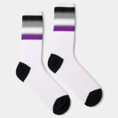 Verloop Aseksuele Pride Vlag Sokken (Rechts)