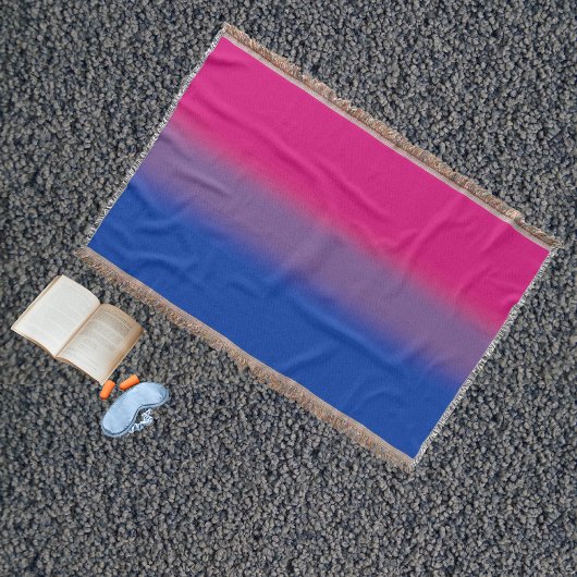 Verloop Biseksuele Pride Vlag – Kleurrijke Bi Vlag Deken