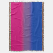 Verloop Biseksuele Pride Vlag – Kleurrijke Bi Vlag Deken (Voorkant Verticaal)