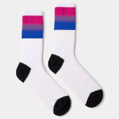 Verloop Biseksuele Pride Vlag Sokken (Rechts)