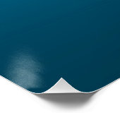 Verloop Blau - diep naar licht | Stemming Achtergr Perfect Poster (Hoek)
