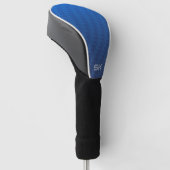 Verloop Blauw Chevron Monogram Golfheadcover (Schuin)
