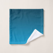 Verloop blauw - licht naar diep | Mood Achtergrond Bad Handdoek (Wasdoekje)