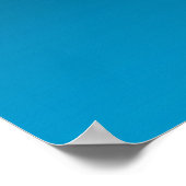 Verloop blauw - licht naar diep | Stemming achterg Poster (Hoek)