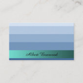 Verloop Blauw met Blauwgroen Banner Aangepaste tek Visitekaartje (Voorkant)