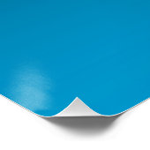 Verloop Blauwe - licht naar diep | Mood Achtergron Perfect Poster (Hoek)