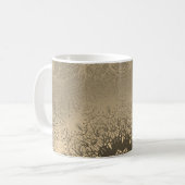 Verloop bruine bronzen zijde Arabische sierdecorat Koffiemok (Voorkant links)