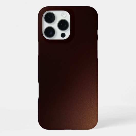 Verloop bruine kleur iPhone hoesje (Achterkant)