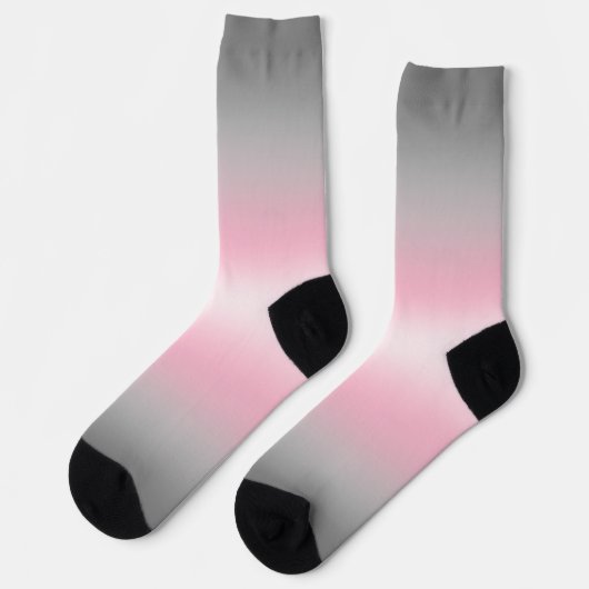 Verloop Demigirl Pride-vlag Sokken (Links)