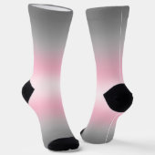 Verloop Demigirl Pride-vlag Sokken (Gebogen)