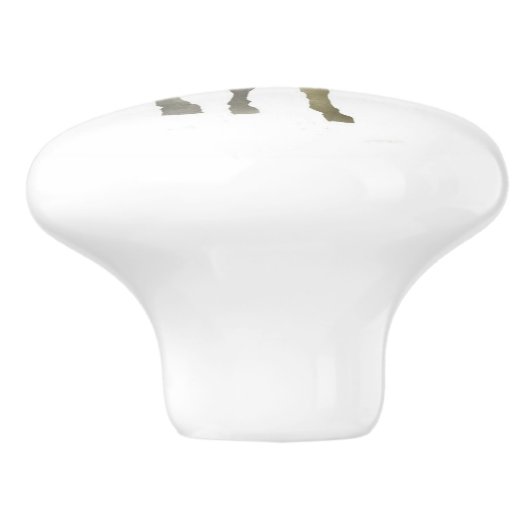 Verloop Donkerlade Keramische Knop (Zijkant)