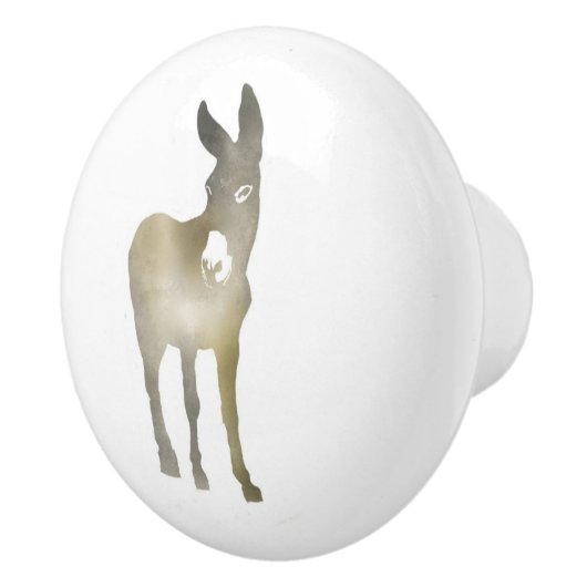 Verloop Donkerlade Keramische Knop (Rechts)