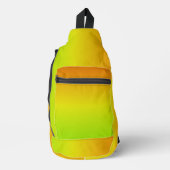 Verloop geel naar Sinaasappel Sling Bag (Voorkant)