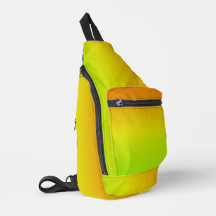 Verloop geel naar Sinaasappel Sling Bag