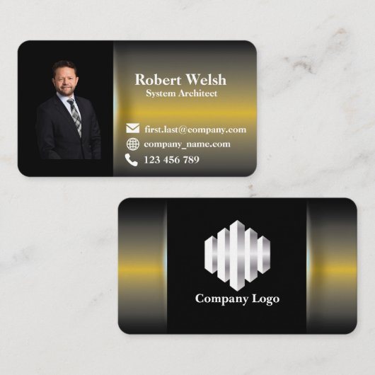 Verloop Gekleurd Visitekaartje Serie 2 (Voorkant / Achterkant)