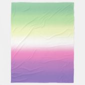 Verloop Genderdoe Pride Vlag – Genderfae Vlag Fleece Deken (Voorkant)