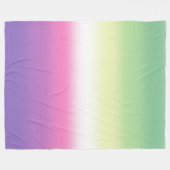 Verloop Genderdoe Pride Vlag – Genderfae Vlag Fleece Deken (Voorkant (Horizontaal))