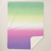 Verloop Genderfae Pride Vlag – Genderdoe Vlag Sherpa Deken (Voorkant)