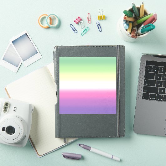 Verloop Genderfae Pride Vlag Sticker (iPad Cover)