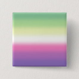 Verloop Genderfae Pride Vlag Vierkante Button 5,1 Cm