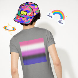 Verloop Genderfluid Pride-vlag - Genderfluid vlag T-shirt