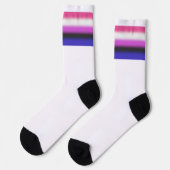 Verloop Genderfluid Pride Vlag Sokken (Links)