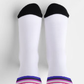 Verloop Genderfluid Pride Vlag Sokken (Top)