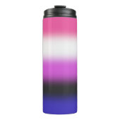 Verloop Genderfluid Pride Vlag Thermosbeker (Voorkant)