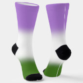 Verloop Genderqueer Pride Vlag Sokken (Gebogen)