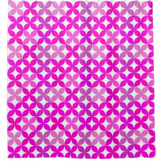 Verloop Geometrisch Naadloos Patroon Douchegordijn (Voorkant)