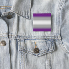 Verloop Grijsseksuele Vlag – Grijsseksuele Vlag Vierkante Button 5,1 Cm