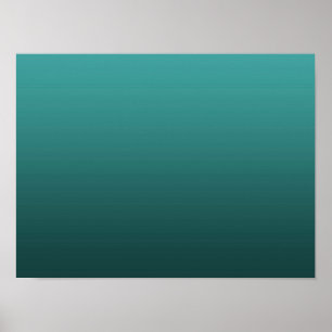 Verloop Groen - diep naar licht Mood Achtergrond Poster