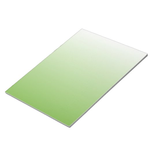 Verloop Groen en Wit Notitieblok (Schuin)