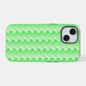 Verloop Groen in Shuffle iPhone 15 Case (Achterkant horizontaal)