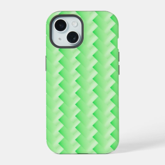 Verloop Groen in Shuffle iPhone 15 Case (Achterkant)