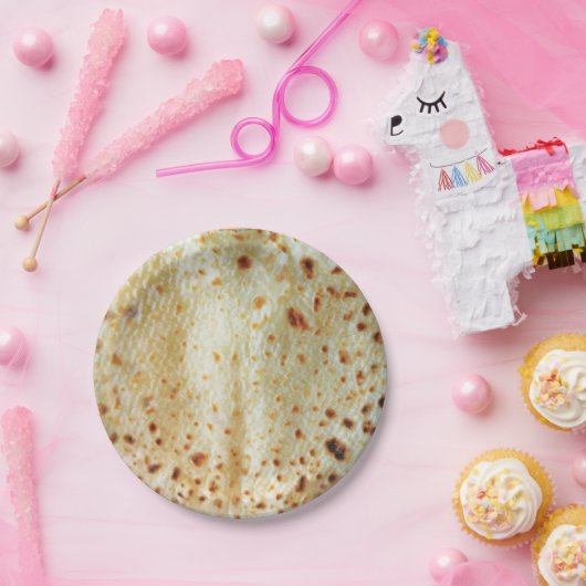 Verloop je tafel in Lefse Love Papieren Bordje (Feest)