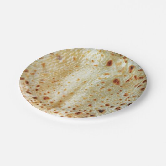 Verloop je tafel in Lefse Love Papieren Bordje (Gekanteld)