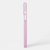 Verloop Koraal Roze met Aangepaste Naam iPhone Hoesje (Linkerkant)