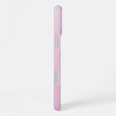 Verloop Koraal Roze met Aangepaste Naam iPhone Hoesje (Rechterkant)