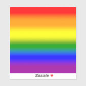 Verloop LGBTQ+ Regenboog Pride Vlag - Regenboogvla Sticker (Vel)