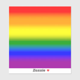 Verloop LGBTQ+ Regenboog Pride Vlag - Regenboogvla Sticker
