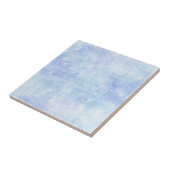 Verloop lichtblauwe iriscent tegeltje (Zijkant)