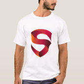 Verloop lint S-logo – moderne monogram ontwerp T-shirt (Voorkant)