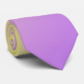 Verloop met geel tot Paarse kleurenblokken Stropdas (Opgerold)