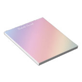 Verloop met (of zonder) naam deegaliseren notitieblok (Schuin)