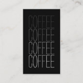 Verloop Minimale donkere verticale koffielosheid v Visitekaartje (Voorkant)