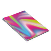 Verloop multicolored backgrondabstract, kunst, bc notitieboek (Rechterzijde)